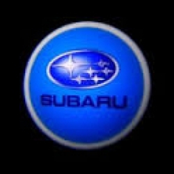Подсветка логотипа в двери SUBARU,подсветка дверей с логотипом SUBARU,Штатная подсветка SUBARU,подсветка дверей с логотипом авто SUBARU,светодиодная подсветка логотипа SUBARU в двери,Лазерные проекторы SUBARU в двери,Лазерная подсветка SUBARU