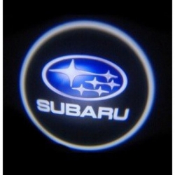 Подсветка логотипа в двери SUBARU,подсветка дверей с логотипом SUBARU,Штатная подсветка SUBARU,подсветка дверей с логотипом авто SUBARU,светодиодная подсветка логотипа SUBARU в двери,Лазерные проекторы SUBARU в двери,Лазерная подсветка SUBARU