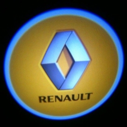 Подсветка логотипа в двери RENAULT,подсветка дверей с логотипом RENAULT,Штатная подсветка RENAULT,подсветка дверей с логотипом авто RENAULT,светодиодная подсветка логотипа RENAULT в двери,Лазерные проекторы RENAULT в двери,Лазерная подсветка RENAULT
