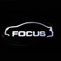Светящийся логотип FORD Focus,светящаяся эмблема FORD Focus,светящийся логотип на авто FORD Focus,светящийся логотип на автомобиль FORD Focus,подсветка логотипа FORD Focus,2D,3D,4D,5D,6D