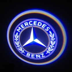 Подсветка логотипа в двери MERCEDES,подсветка дверей с логотипом MERCEDES,Штатная подсветка MERCEDES,подсветка дверей с логотипом авто MERCEDES,светодиодная подсветка логотипа MERCEDES в двери,Лазерные проекторы MERCEDES в двери,Лазерная подсветка MERCEDE