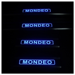 накладки на пороги с подсветкой Ford Mondeo,светящиеся накладки на пороги Ford Mondeo,светодиодные накладки на пороги Ford Mondeo,светодиодные накладки на пороги авто Ford Mondeo,накладки на пороги Ford Mondeo,декоративные накладки Ford Mondeo