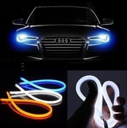 Светодиодные полосы в фары,Светодиодные габариты в виде полос в фары,светодиодные полосы внутрь фар в качестве ДХО,светодиодная полоса ауди, сверхяркая светодиодная полоса,изготовления фар а-ля Audi светодиодные полосы в фарах
