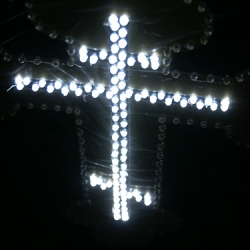 Светящийся логотип для грузовика Двойной Крест