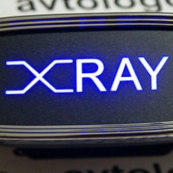 Тень логотипа Lada Xray,Подсветка днища с логотипом Lada Xray,Проекция логотипа авто под бампер Lada Xray,Проектор логотипа Lada Xray,Подсветка машины с логотипом Lada Xray