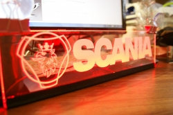 Светящаяся табличка Scania 2D