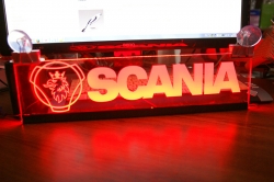 Светящаяся табличка Scania 2D