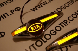 светодиодный поворотник на KIA,светодиодный поворотник для KIA,светодиодный поворотник с логотипом KIA,светодиодный поворотник с эмблемой KIA,led поворотник KIA,светодиодный LED повторитель поворота для автомобиля KIA