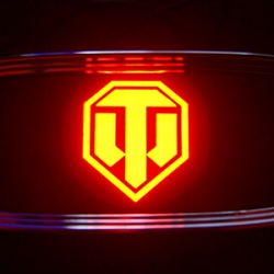 Тень логотипа World of Tanks,Подсветка днища с логотипом World of Tanks,Проекция логотипа авто под бампер World of Tanks,Проектор логотипа World of Tanks,Подсветка машины с логотипом World of Tanks 