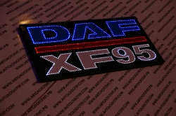 Светящийся логотип DAF XF95,светящийся логотип для грузовика DAF XF95,светящаяся эмблема DAF XF95,табличка DAF XF95,картина DAF XF95,логотип на стекло DAF XF95,светящаяся картина DAF XF95,светодиодный логотип DAF XF95,Truck Led Logo DAF XF95,12v,24v