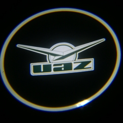 Подсветка логотипа в двери UAZ,подсветка дверей с логотипом UAZ,Штатная подсветка UAZ,подсветка дверей с логотипом авто UAZ,светодиодная подсветка логотипа UAZ в двери,Лазерные проекторы UAZ в двери,Лазерная подсветка UAZ