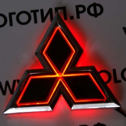 Светящийся логотип Mitsubishi,светящаяся эмблема Mitsubishi,светящийся логотип на авто Mitsubishi,светящийся логотип на автомобиль  Mitsubishi,подсветка логотипа Mitsubishi ,2D,3D,4D,5D,6D