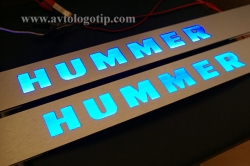 Подсветка порогов Hummer,накладки на пороги с подсветкой Hummer,светящиеся накладки на пороги Hummer,светодиодные накладки на пороги Hummer,светодиодные накладки на пороги авто Hummer,накладки на пороги led Hummer,декоративные накладки хаммер