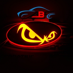 Светящийся логотип злой,светящаяся эмблема злой,светящийся логотип на авто скорпион,светящийся логотип на автомобиль злой,подсветка логотипа злой,купить,заказать,доставка