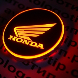 Светящийся задний логотип на мотоцикл Honda