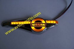 светодиодный поворотник на nissan,светодиодный поворотник для nissan,светодиодный поворотник с логотипом nissan, светодиодный поворотник с эмблемой nissan,led поворотник nissan,светодиодный LED повторитель поворота для автомобиля nissan