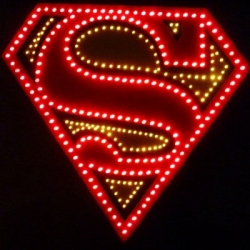 Светящийся логотип Superman,светящийся логотип для грузовика Superman,светящаяся эмблема Superman,табличка Superman,картина Superman,логотип на стекло Superman,светящаяся картина Superman,светодиодный логотип Superman,Truck Led Logo Superman,12v,24v