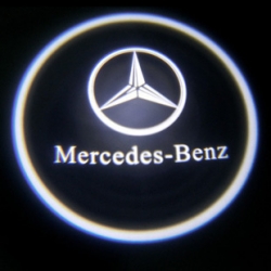 Подсветка логотипа в двери MERCEDES,подсветка дверей с логотипом MERCEDES,Штатная подсветка MERCEDES,подсветка дверей с логотипом авто MERCEDES,светодиодная подсветка логотипа MERCEDES в двери,Лазерные проекторы MERCEDES в двери,Лазерная подсветка MERCEDE
