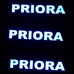 VAZ priora,накладки на пороги с подсветкой priora,светящиеся накладки на пороги priora,светодиодные накладки на пороги priora,светодиодные накладки на пороги авто priora,накладки на пороги led priora,декоративные накладки на пороги с подсветкой priora