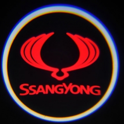 Подсветка логотипа в двери SsangYong,подсветка дверей с логотипом SsangYong,Штатная подсветка SsangYong,подсветка дверей с логотипом авто SsangYong,светодиодная подсветка логотипа SsangYong в двери,Лазерные проекторы SsangYong в двери,Лазерная подсветка S