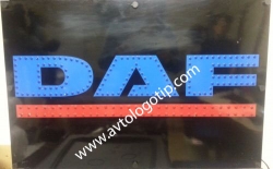  Светящийся логотип DAF,светящийся логотип для грузовика DAF,светящаяся эмблема DAF,табличка DAF,картина DAF,логотип на стекло DAF,светящаяся картина DAF,светодиодный логотип DAF,Truck Led Logo DAF,12v,24v