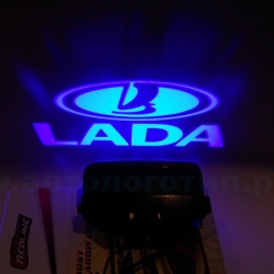 LADA,Тень логотипа lada,Подсветка днища с логотипом lada,Проекция логотипа авто под бампер lada,Проектор логотипа lada,Подсветка машины с логотипом lada