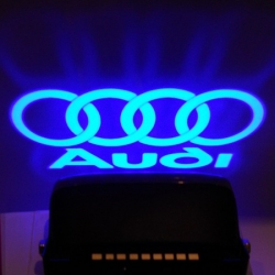 AUDI,Тень логотипа audi,Подсветка днища с логотипом audi,Проекция логотипа авто под бампер audi,Проектор логотипа audi,Подсветка машины с логотипом audi