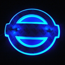 Светящийся логотип NISSAN MICRA,светящаяся эмблема NISSAN MICRA,светящийся логотип на авто NISSAN MICRA,светящийся логотип на автомобиль NISSAN MICRA,подсветка логотипа NISSAN MICRA,2D,3D,4D,5D,6D