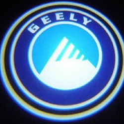 Подсветка логотипа в двери GEELY,подсветка дверей с логотипом GEELY,Штатная подсветка GEELY,подсветка дверей с логотипом авто GEELY,светодиодная подсветка логотипа GEELY в двери,Лазерные проекторы GEELY в двери,Лазерная подсветка GEELY