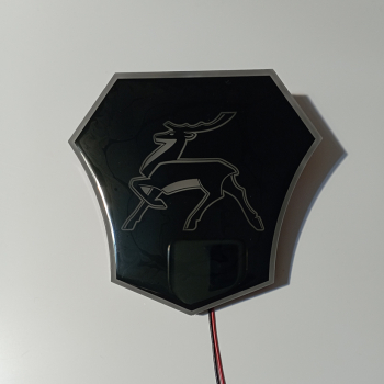 Светящийся логотип ГАЗ Некст,светящаяся эмблема ГАЗ Некст,светящийся логотип на авто ГАЗ Некст,светящийся логотип на автомобиль ГАЗ Некст,подсветка логотипа ГАЗ Некст,2D,3D,4D,5D,6D