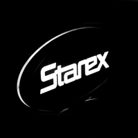 2D светящийся логотип Starex