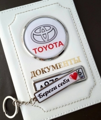 Обложка на автодокументов Toyota (Тойота)