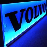 Светящаяся неоновая табличка Volvo