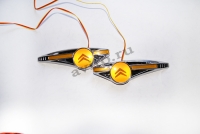 светодиодный поворотник на citroen,светодиодный поворотник для citroen,светодиодный поворотник с логотипом citroen,светодиодный поворотник с эмблемой citroen,led поворотник citroen,светодиодный LED повторитель поворота для автомобиля citroen