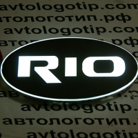 2D светящийся логотип KIA RIO 3