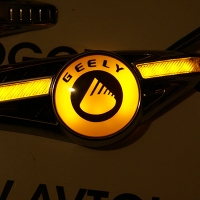 Светодиодный поворотник с логотипом GEELY