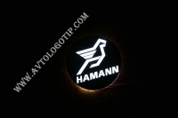 Светящийся логотип HAMANN,светящаяся эмблема  HAMANN,светящийся логотип на авто HAMANN,светящийся логотип на автомобиль  HAMANN,подсветка логотипа HAMANN,2D,3D,4D,5D,6D