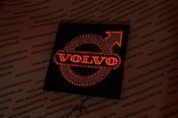 Светящийся логотип VOLVO Red,светящийся логотип для грузовика VOLVO Red,светящаяся эмблема VOLVO Red,табличка VOLVO Red,картина VOLVO Red,логотип на стекло VOLVO Red,светящаяся картина VOLVO Red,светодиодный логотип VOLVO Red,Truck Led Logo VOLVO Red,12v,