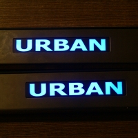Накладки на пороги с подсветкой Niva urban
