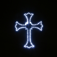 Крест православный светодиодный 360*