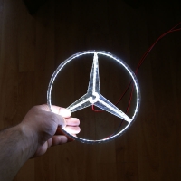 Подсветка логотипа Mercedes Sprinter
