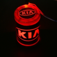 Пепельница с подсветкой логотипа KIA,автомобильная пепельница с логотипом KIA,пепельница KIA,пепельница с подсветкой KIA,светящаяся пепельница KIA,пепельница автомобильная с подсветкой KIA,светящаяся пепельница с логотипом KIA