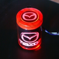 Пепельница с подсветкой логотипа Mazda,автомобильная пепельница с логотипом Mazda,пепельница Mazda,пепельница с подсветкой Mazda,светящаяся пепельница Mazda,пепельница автомобильная с подсветкой Mazda,светящаяся пепельница с логотипом Mazda