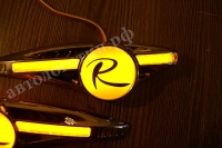 светодиодный поворотник на R,светодиодный поворотник для R,светодиодный поворотник с логотипом R,светодиодный поворотник с эмблемой R,led поворотник R,светодиодный LED повторитель поворота для автомобиля R