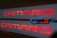 накладки на пороги с подсветкой Chevrolet Camaro,светящиеся накладки на пороги Chevrolet Camaro,светодиодные накладки на пороги Chevrolet Camaro,светодиодные накладки на пороги авто Chevrolet Camaro,накладки на пороги Chevrolet Camaro,декоративные накладк
