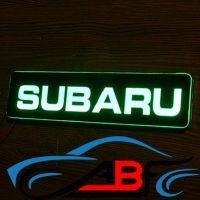 Светящийся логотип SUBARU (Субару) 20*5см