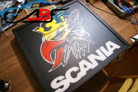 светящаяся картина SCANIA,светодиодный логотип SCANIA,Truck Led Logo SCANIA,12v,24v