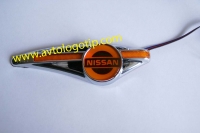 светодиодный поворотник на nissan,светодиодный поворотник для nissan,светодиодный поворотник с логотипом nissan, светодиодный поворотник с эмблемой nissan,led поворотник nissan,светодиодный LED повторитель поворота для автомобиля nissan