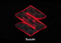Светящийся логотип SUZUKI SX4,светящаяся эмблема SUZUKI SX4,светящийся логотип на авто SUZUKI SX4,светящийся логотип на автомобиль SUZUKI SX4,подсветка логотипа SUZUKI SX4,2D,3D,4D,5D,6D