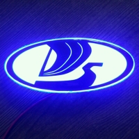 Светящийся логотип ВАЗ ЛАДА Веста Нива (Xray Vesta Niva Urban)